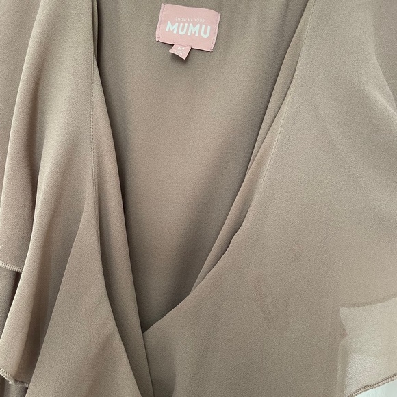 Jess Ruffle Midi Dress - Dune - Medium - Picture 5 of 5